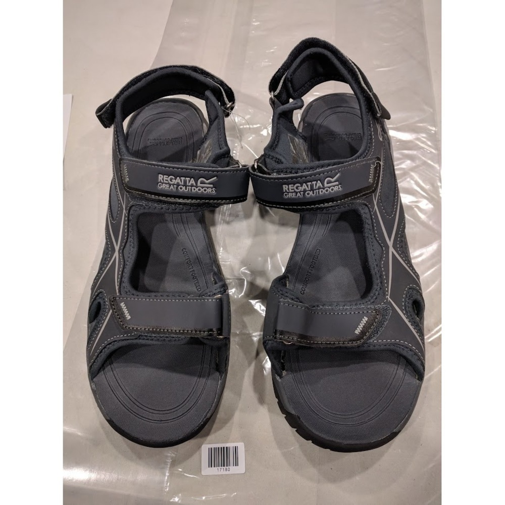 Regatta Men's Ankle-Strap Sandal , Seal Grey , 13